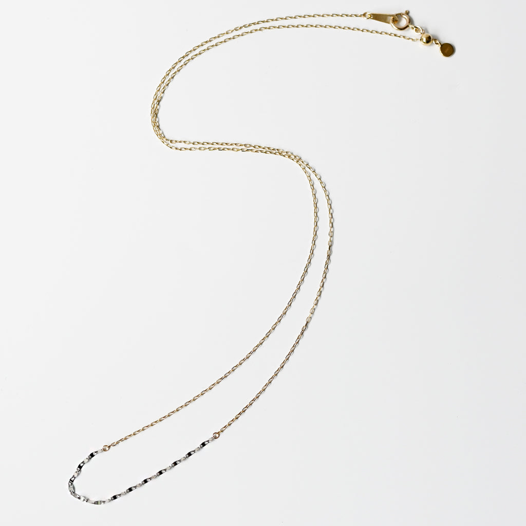 ⅼigne 45㎝ ネックレス【K10YG・K10WG】24S/S