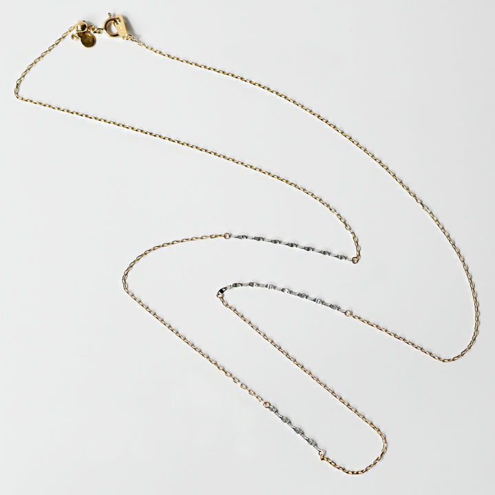 ⅼigne 50㎝ ネックレス【K10YG・K10WG】24S/S