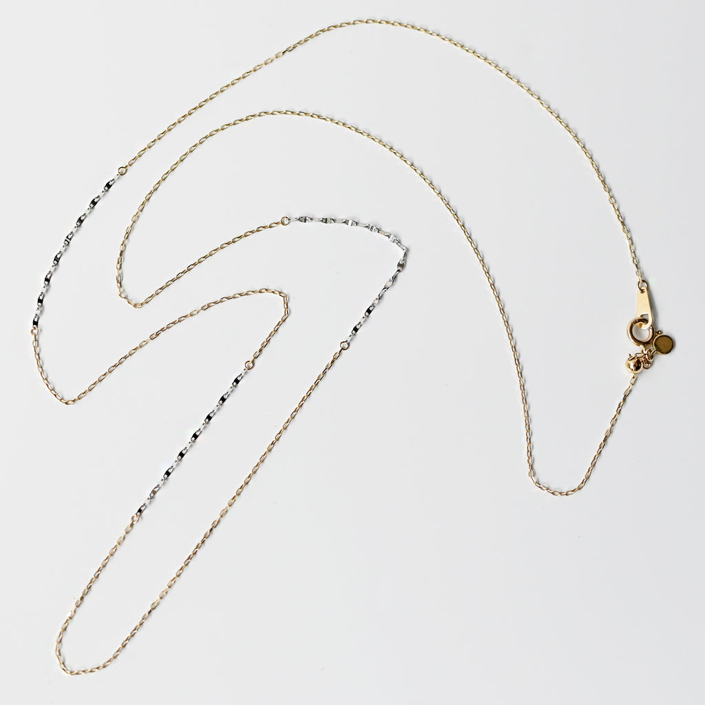 ⅼigne 60㎝ ネックレス【K10YG・K10WG】24S/S