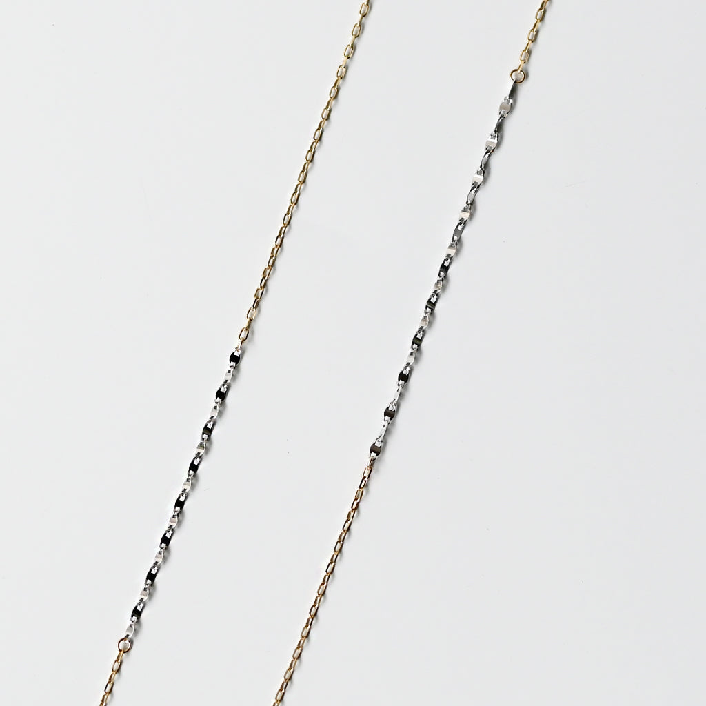 ⅼigne 60㎝ ネックレス【K10YG・K10WG】24S/S