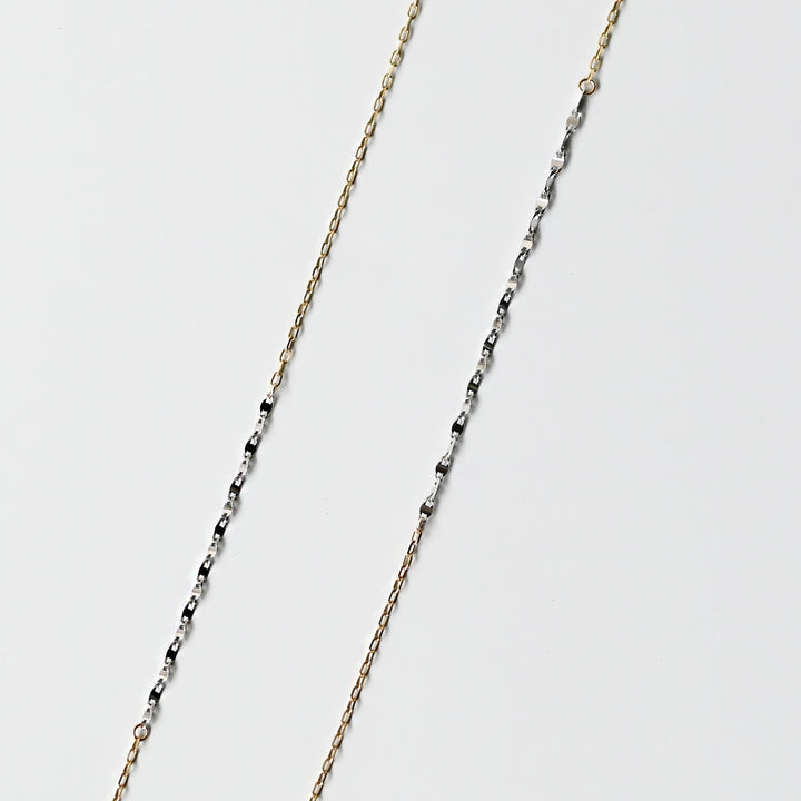 ⅼigne 60㎝ ネックレス【K10YG・K10WG】24S/S