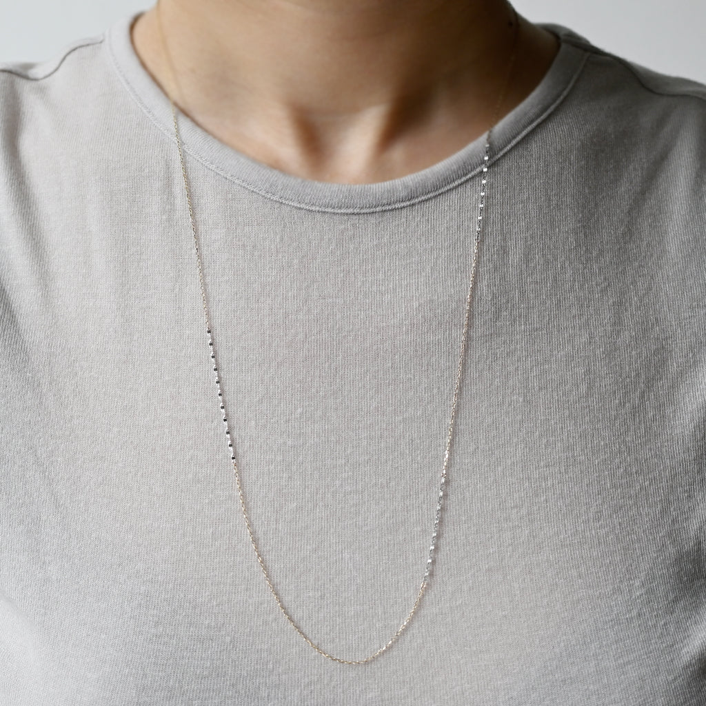 ⅼigne 60㎝ ネックレス【K10YG・K10WG】24S/S