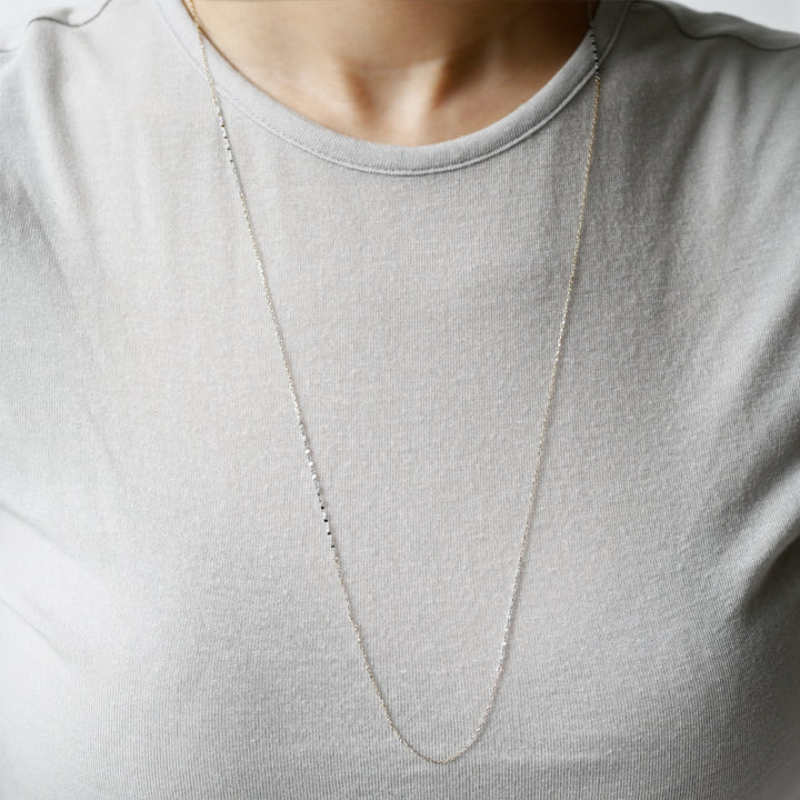ⅼigne 70㎝ ネックレス【K10YG・K10WG】24S/S