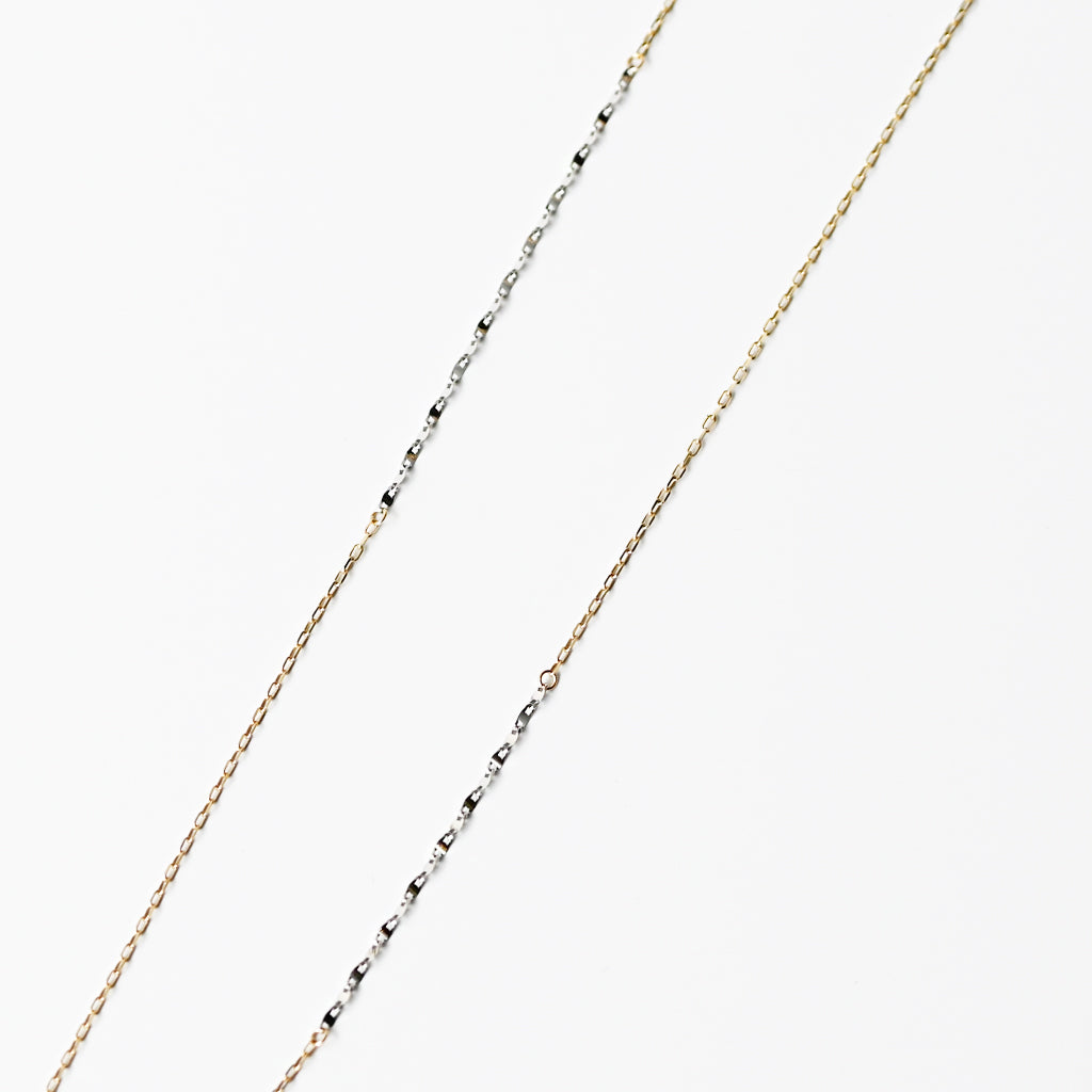 ⅼigne 70㎝ ネックレス【K10YG・K10WG】24S/S