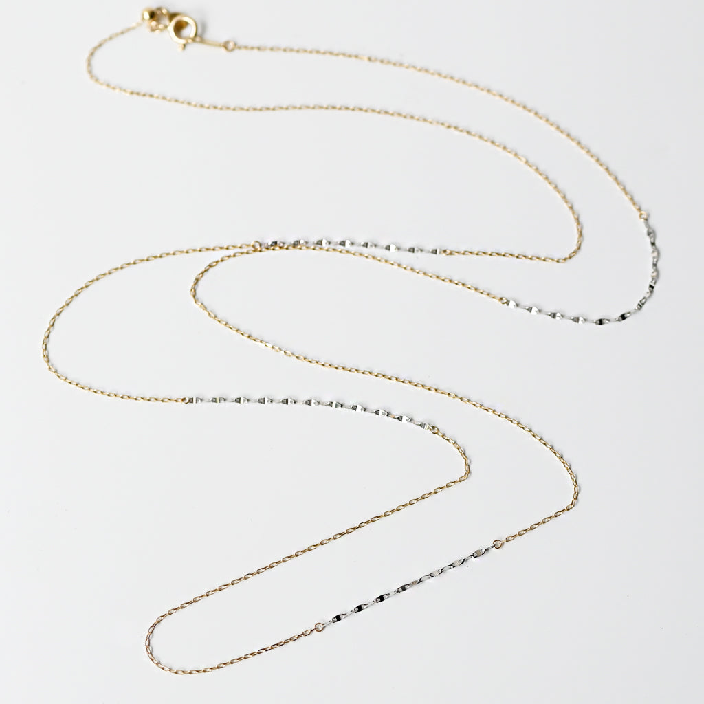 ⅼigne 70㎝ ネックレス【K10YG・K10WG】24S/S