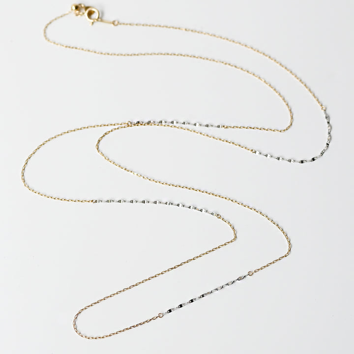 ⅼigne 70㎝ ネックレス【K10YG・K10WG】24S/S