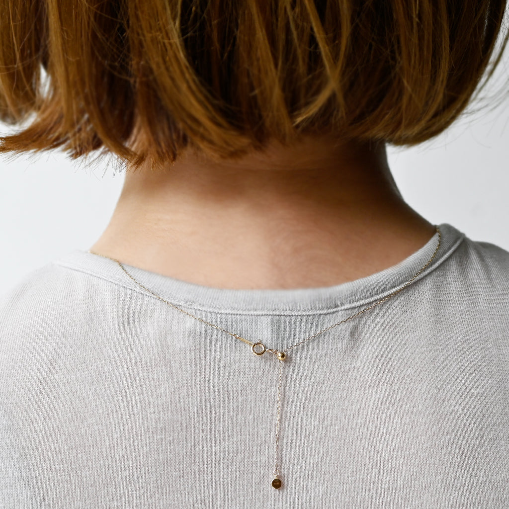 ⅼigne 70㎝ ネックレス【K10YG・K10WG】24S/S