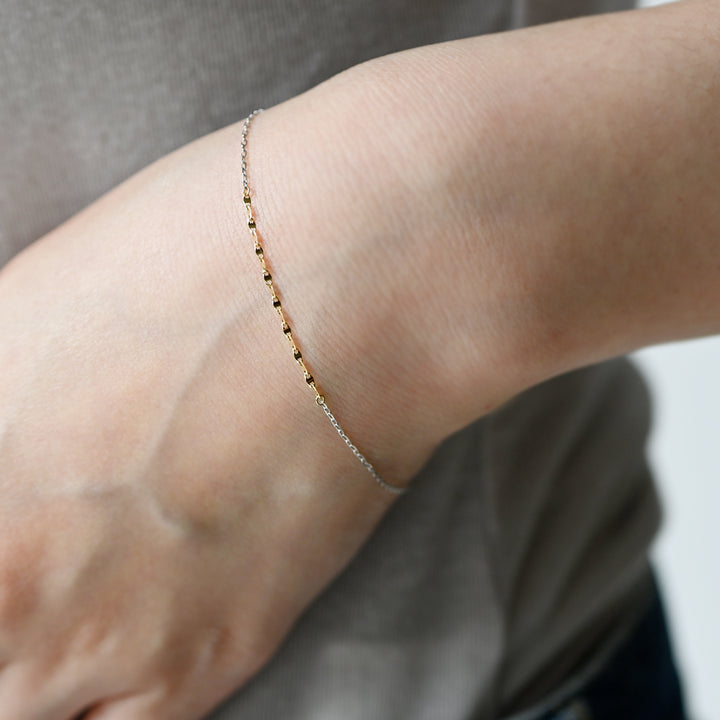 ⅼigne ブレスレット ⓶【K10YG・K10WG】24S/S