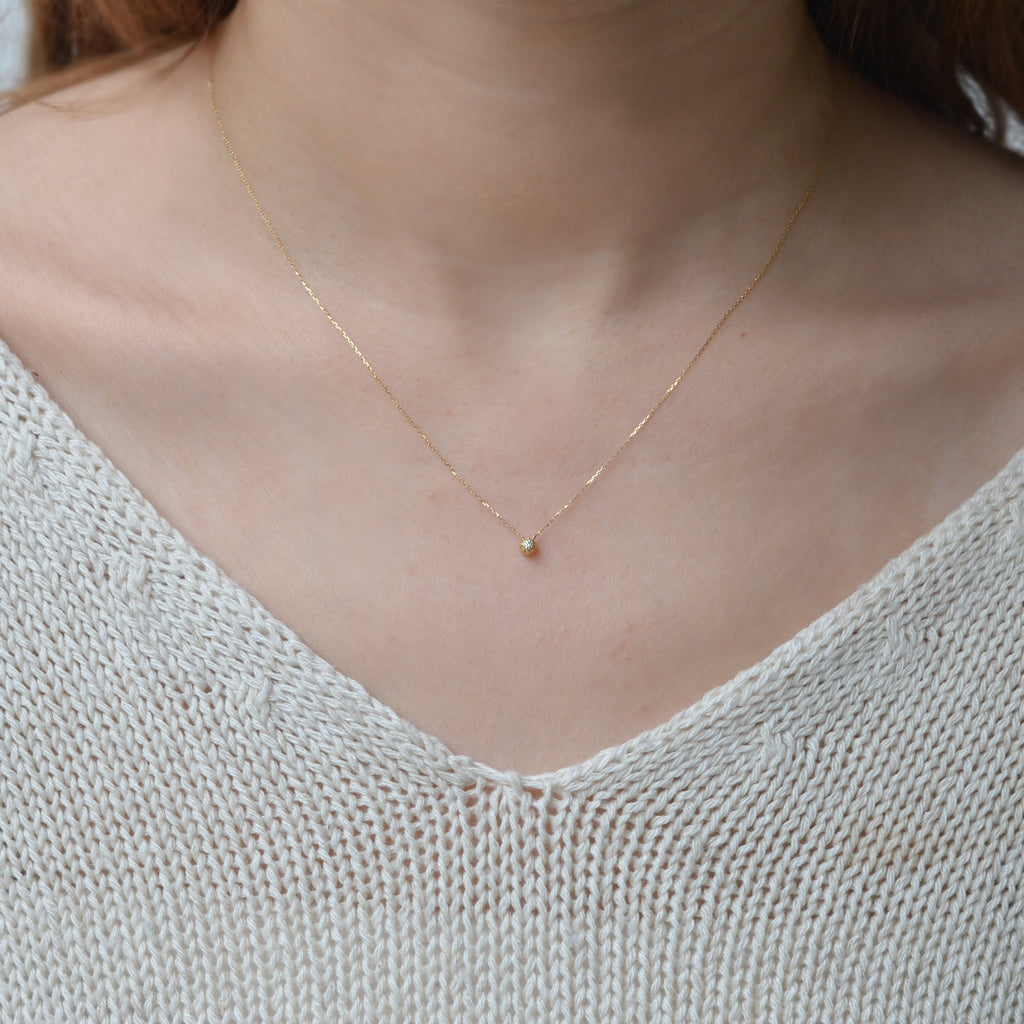 【各種クーポンポイント不可】バースデーネックレス カヌレ 10月 ピンクトルマリン【K10YG】