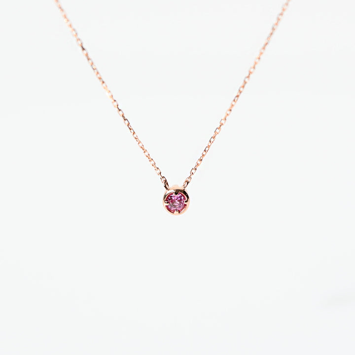 バースデーネックレス カヌレ 1月 ガーネット【K10YG】