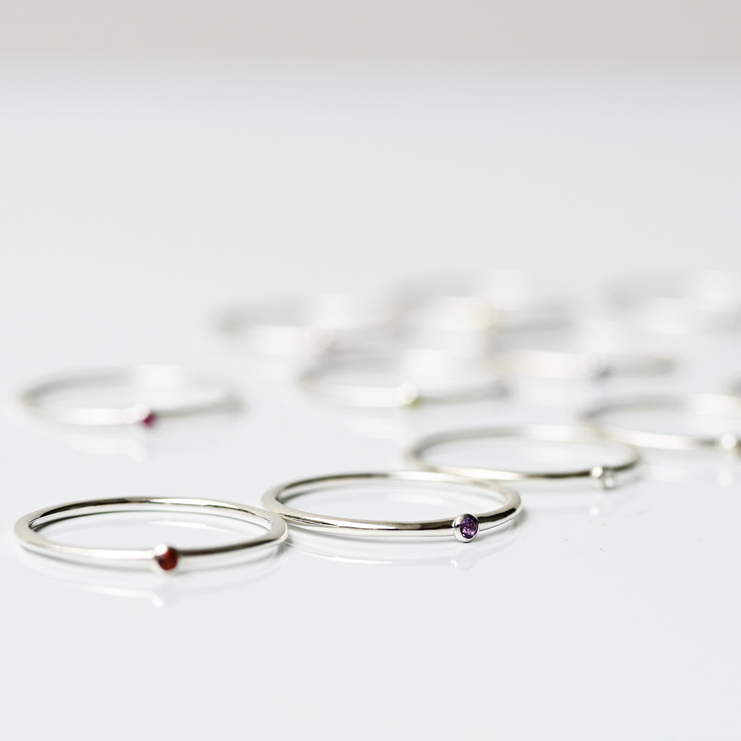 Talat 6月誕生石リング ムーンストーン【 SV925 】