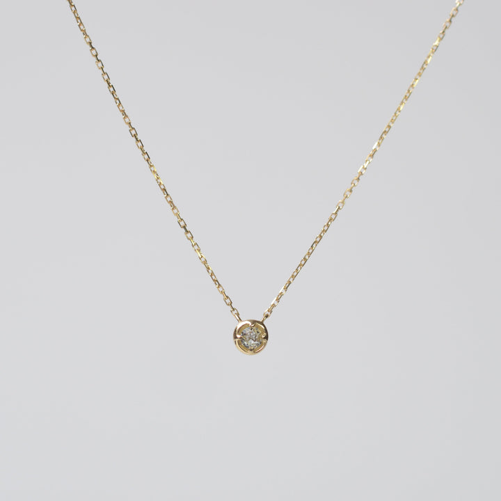 バースデーネックレス カヌレ 3月 アクアマリン【K10YG】