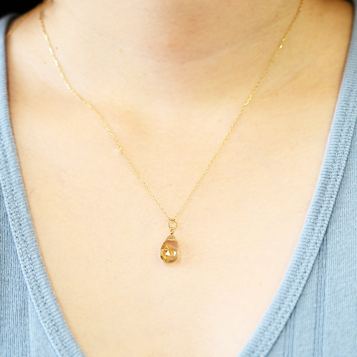 【数量限定】ルチルクォーツチャーム L【K10YG】