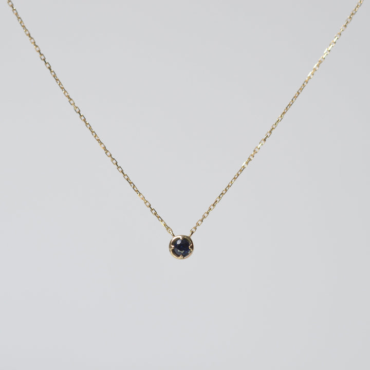 バースデーネックレス カヌレ 9月 サファイア【K10YG】