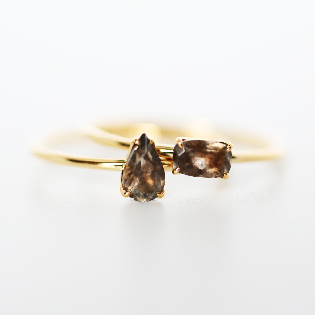 【数量限定】アベンチュリンアクアマリン リング 11号【K10YG】24AW