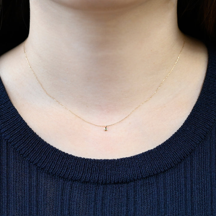 11月誕生石ネックレス シトリン【K10YG】