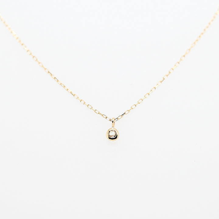 3月誕生石ネックレス アクアマリン【K10YG】