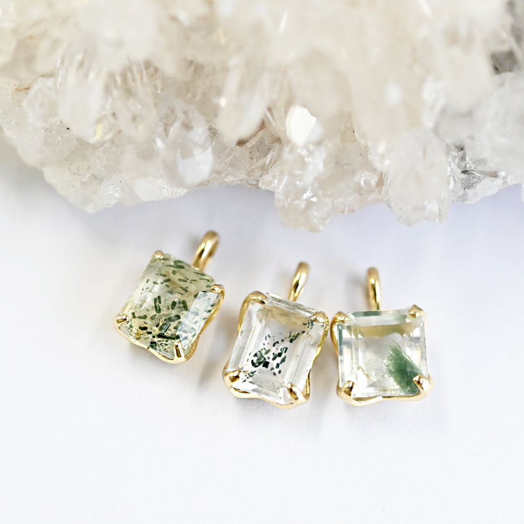 クローライトインクォーツペンダントトップ③25ss