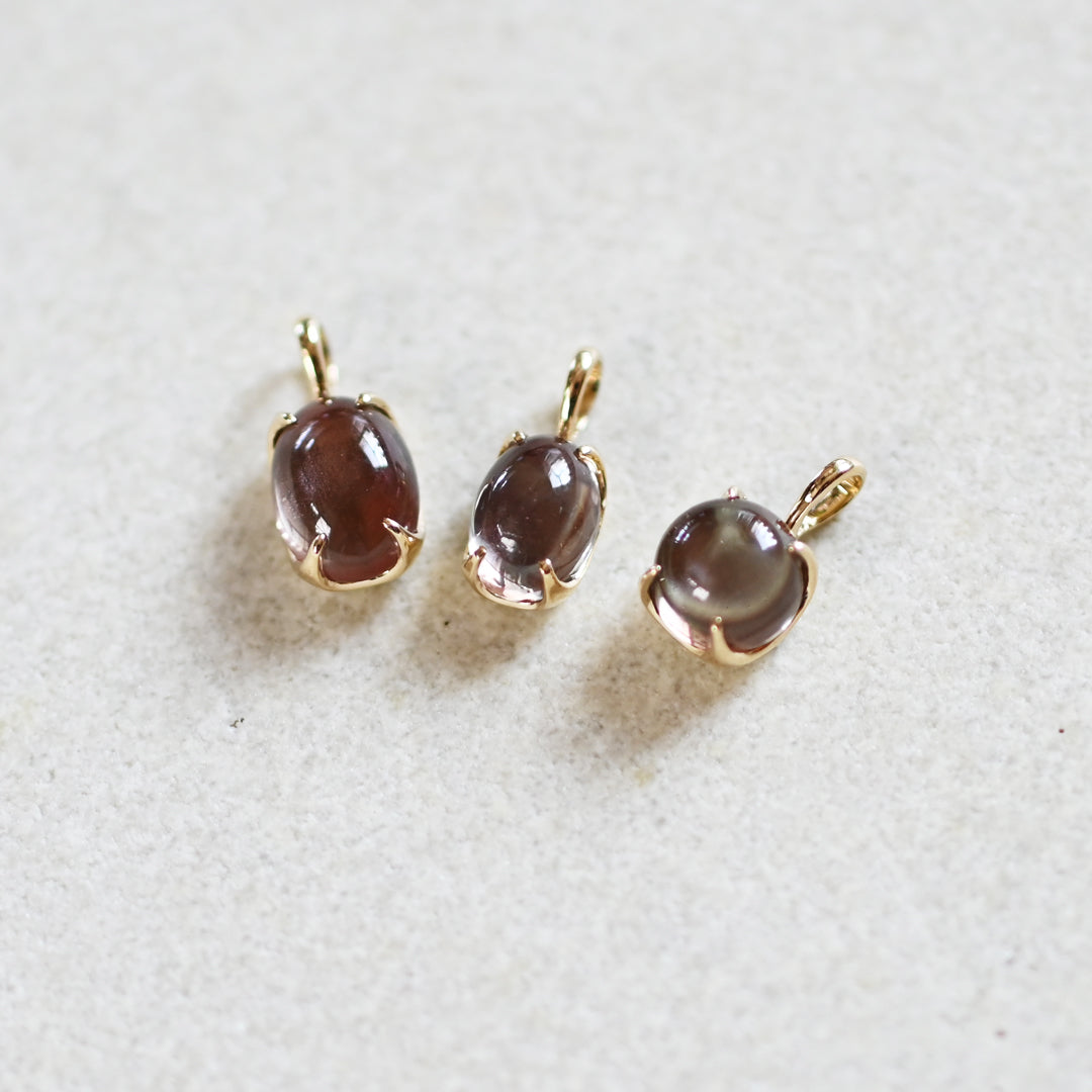 バイカラーオレゴンサンストーン ペンダントトップ①25ss