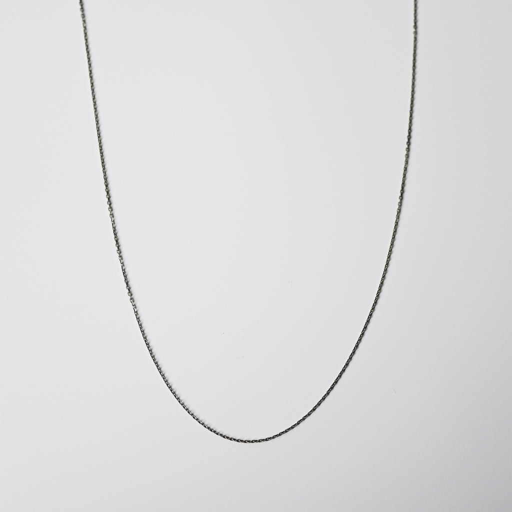 Silver925(燻) 50cmチェーン 24aw