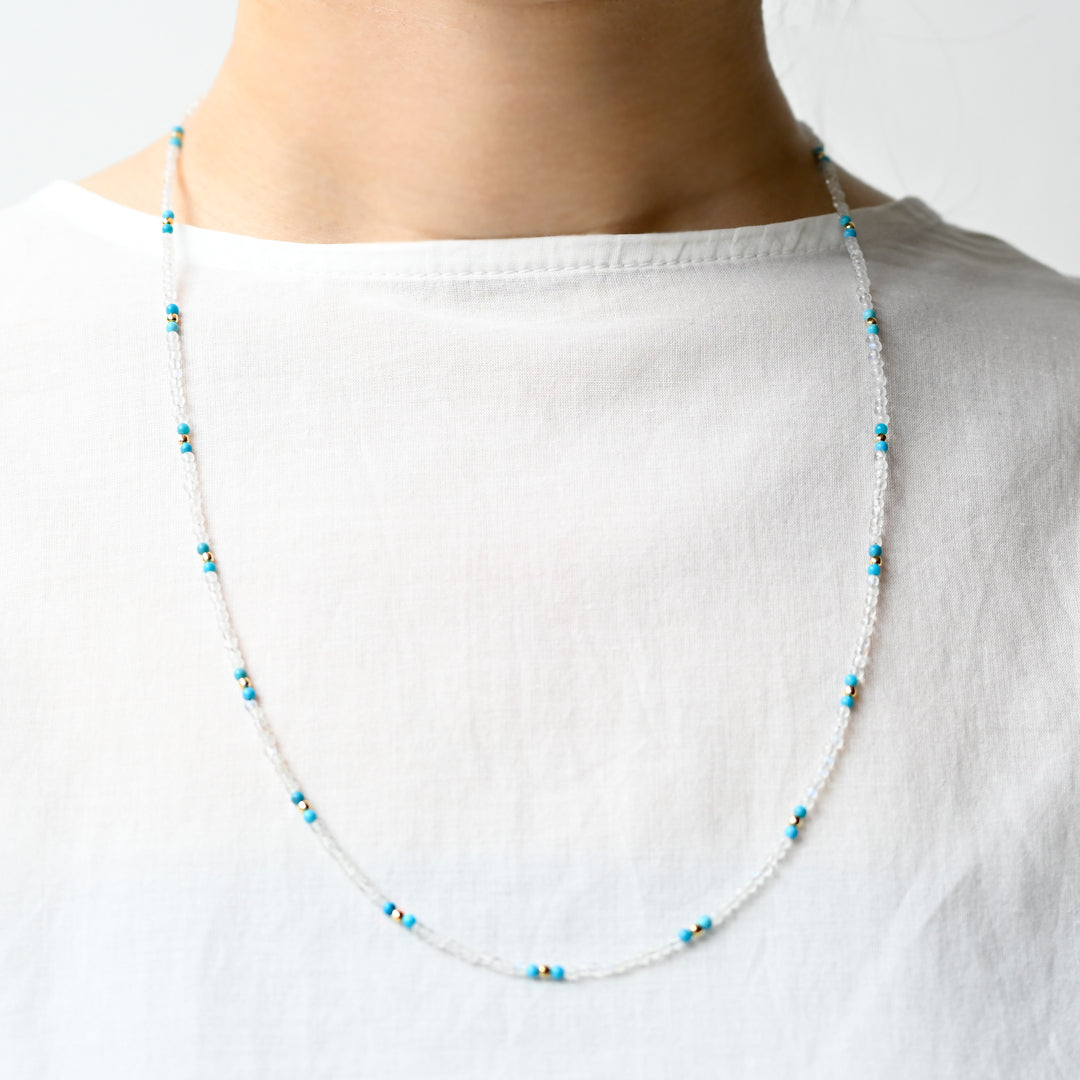 Talat sanuk バイカラーネックレス① 25ss