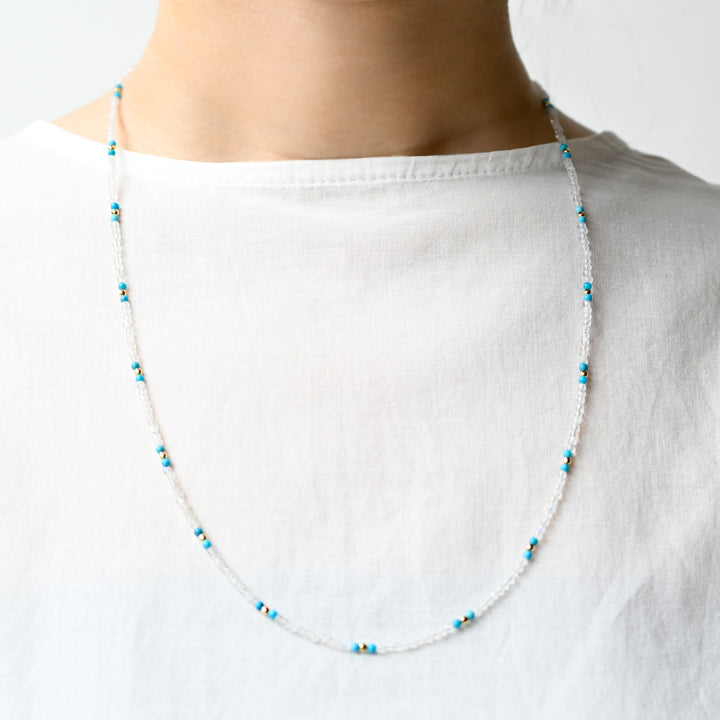 Talat sanuk バイカラーネックレス① 25ss