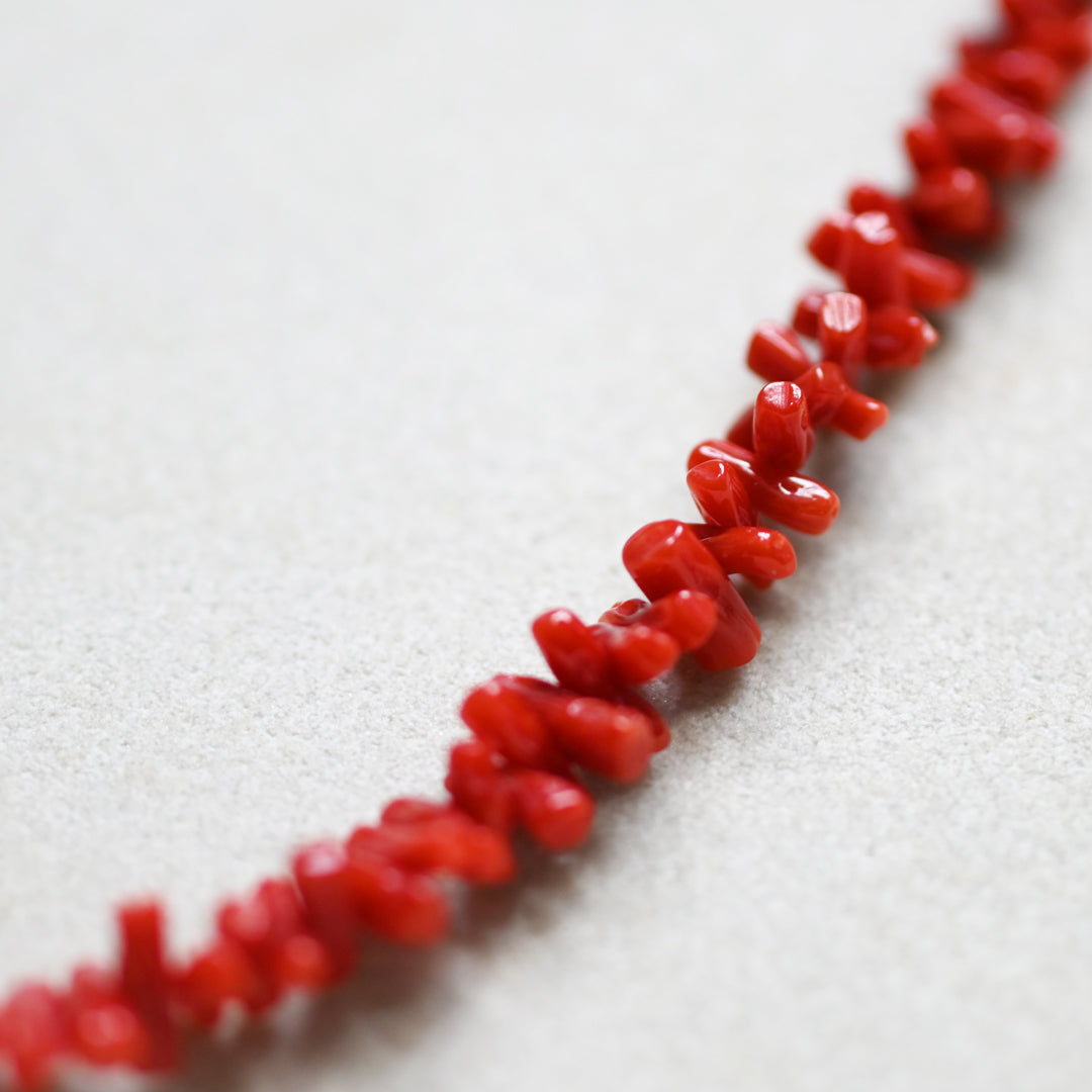 Talat sanuk 赤珊瑚ネックレス 25AW