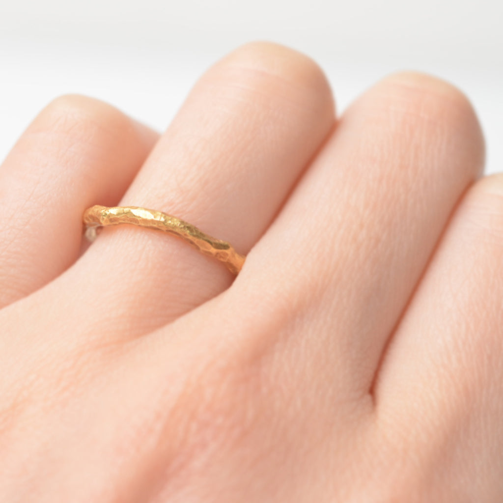 結婚指輪・ことこと  幅2.0mm 【K18YG・K18WG】