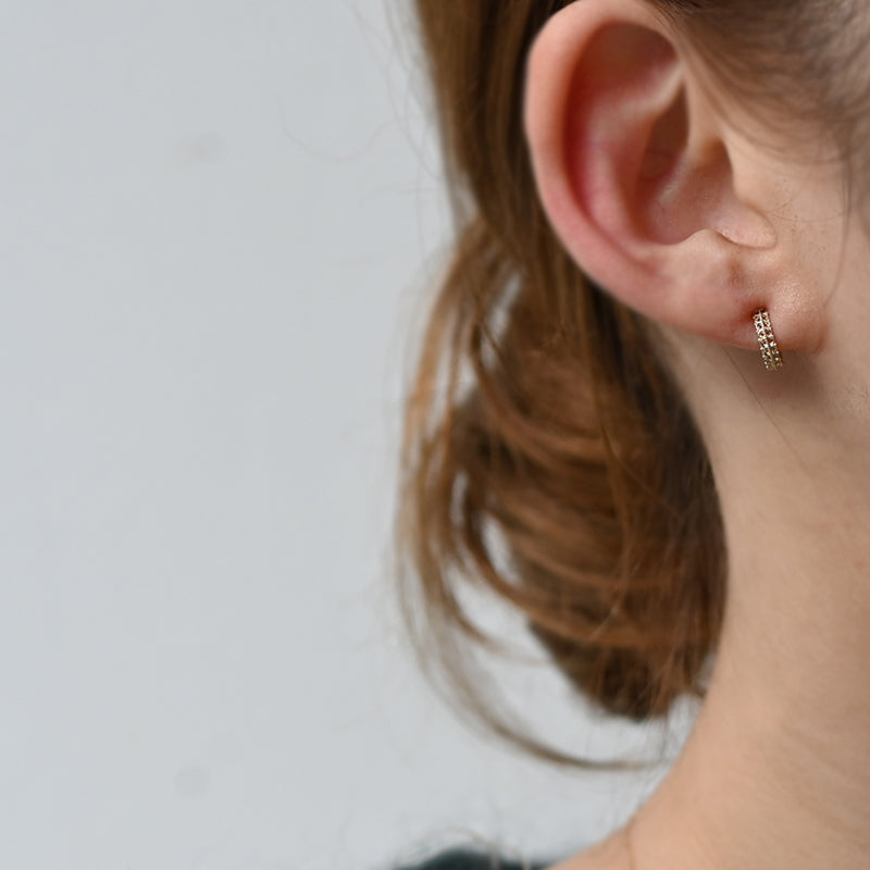 Clip Earrings　リボン【K10YG】22W
