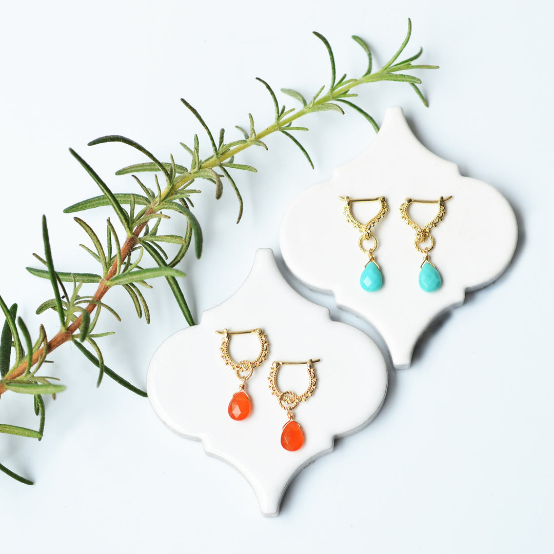 カーネリアンチャーム【K10 YG】