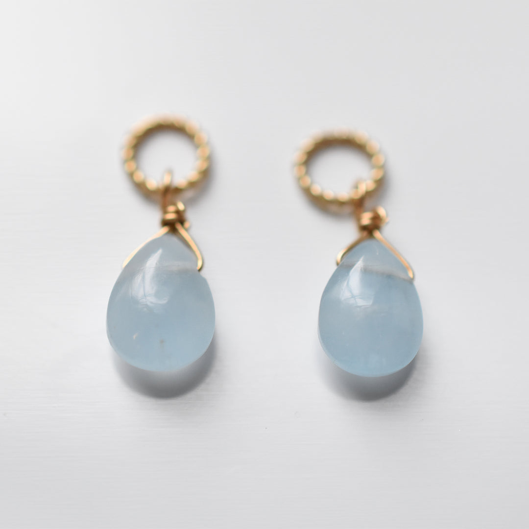 ミルキーアクアマリンチャーム【K10YG】