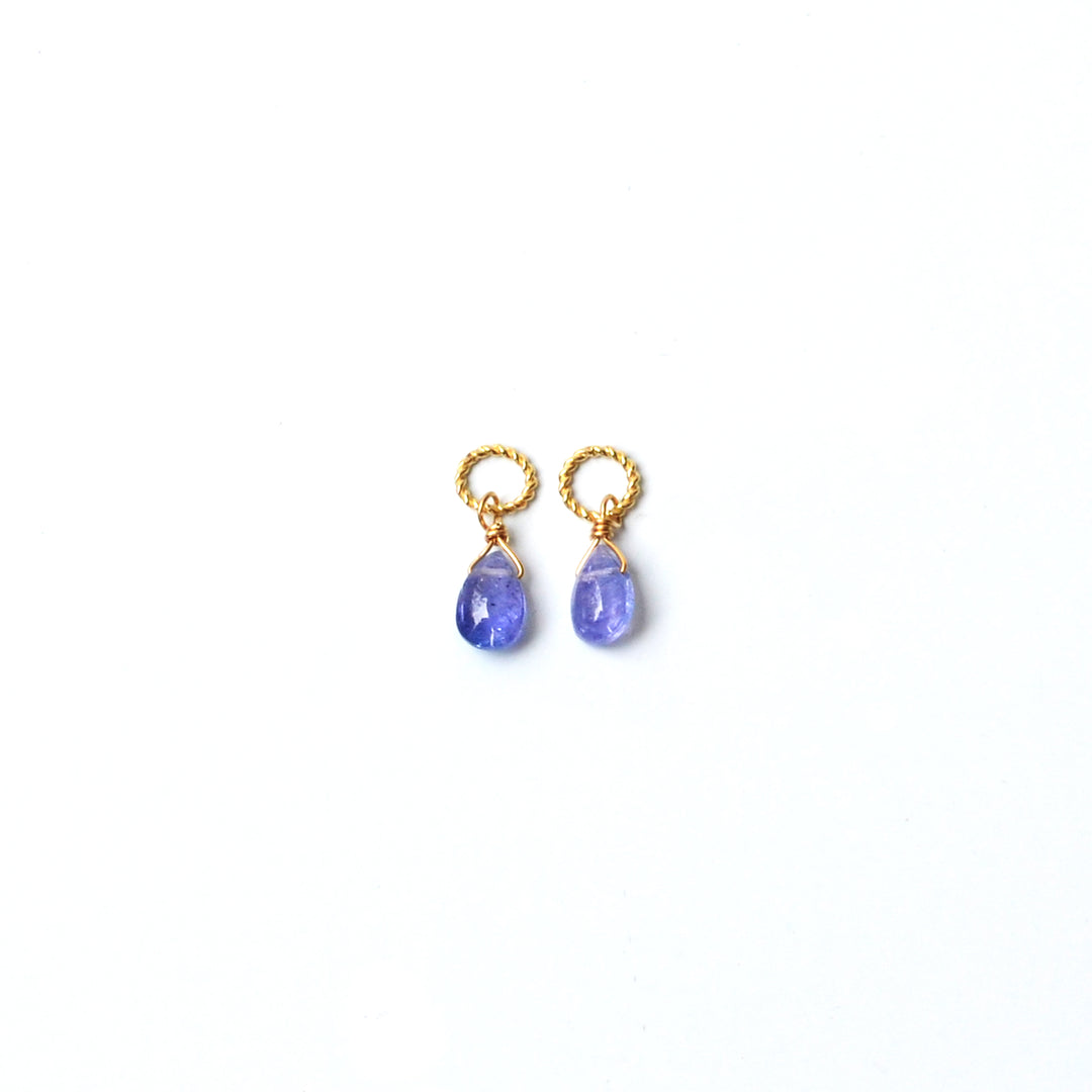 タンザナイトチャーム【K10YG】