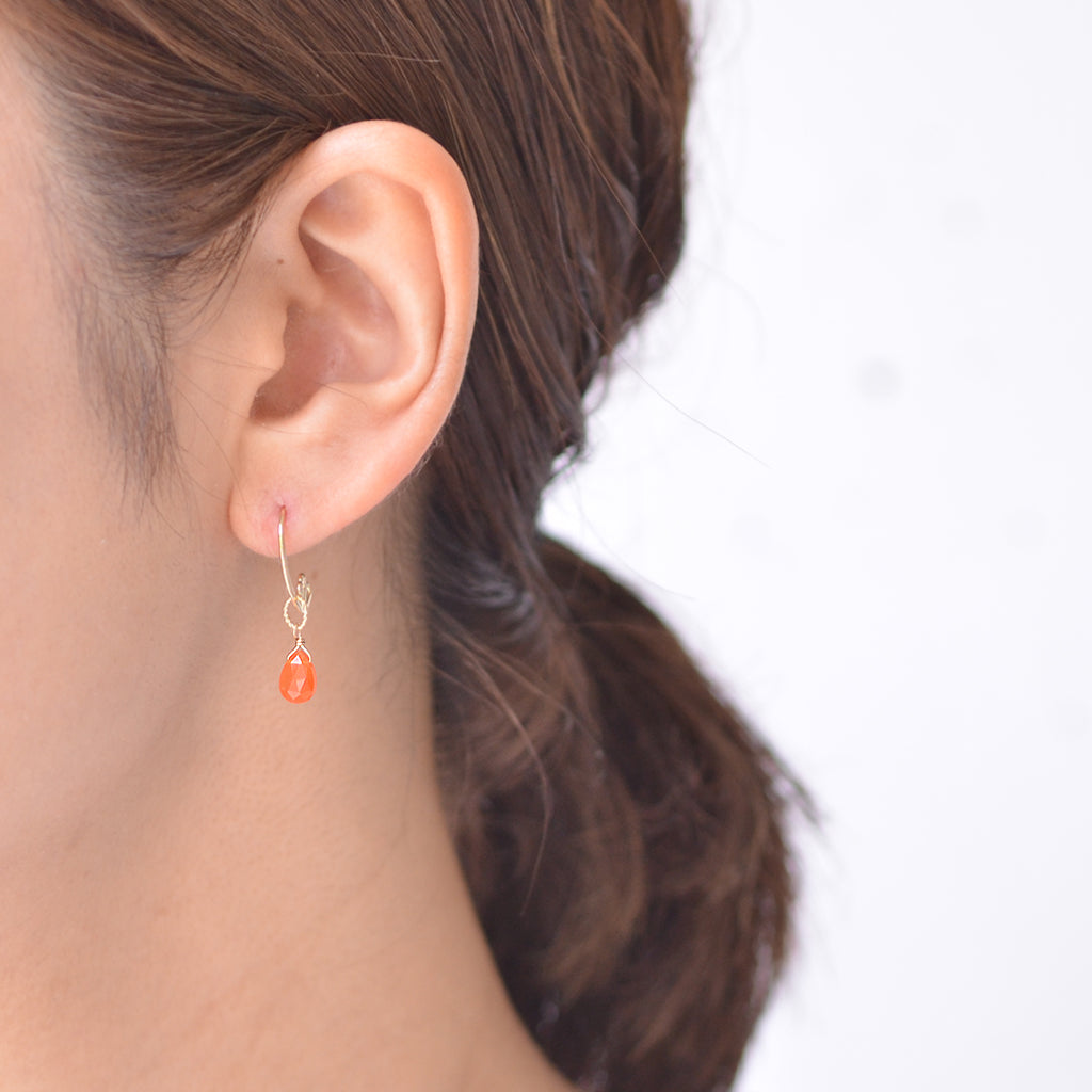 カーネリアンチャーム【K10 YG】