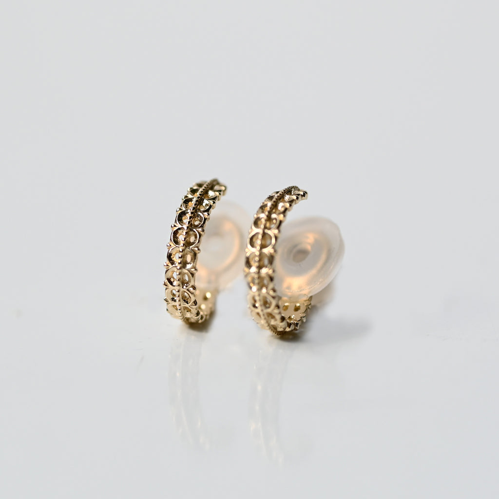Clip Earrings リボン【K10YG】22W