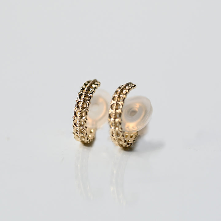 Clip Earrings リボン【K10YG】22W