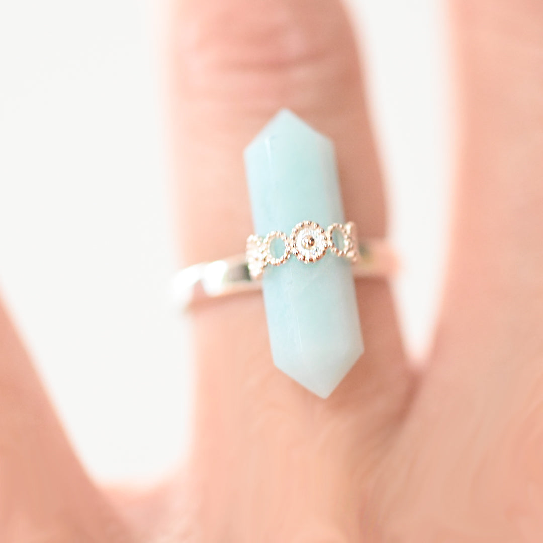 Talat　Samunphrai　アマゾナイト　リング　26ss