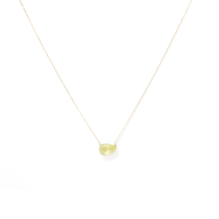 【各種クーポン・ポイントのご利用不可】ファンシーカット 8月 ペリドットネックレス【K10YG】
