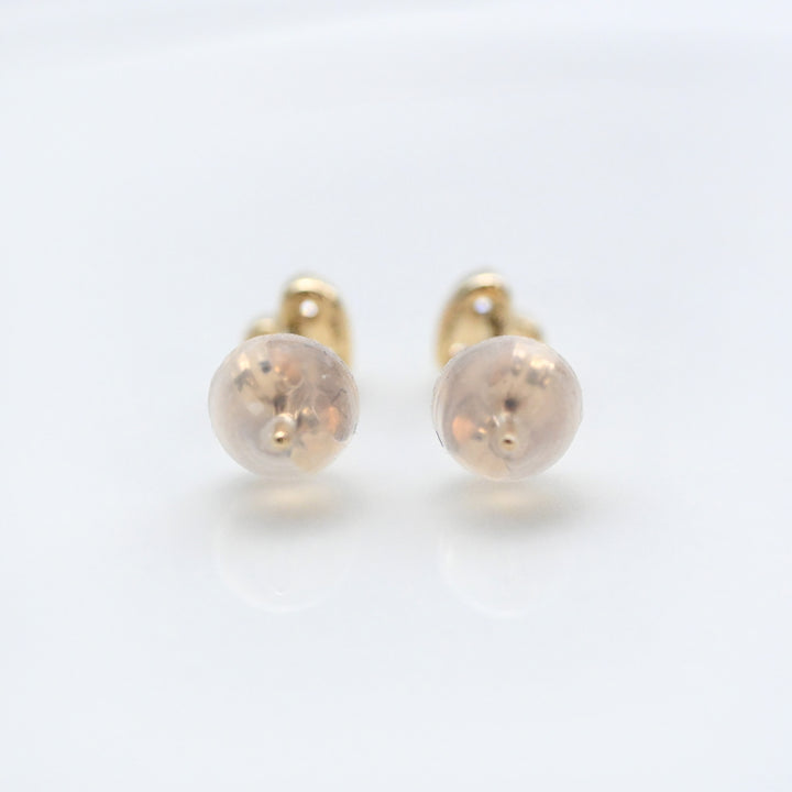 Cookie ダイヤモンド ハート ピアス【K10YG】