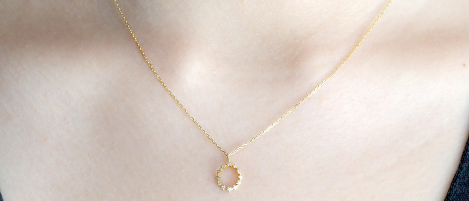 スターダスト・サークルネックレス【K10・K18】 – sowi