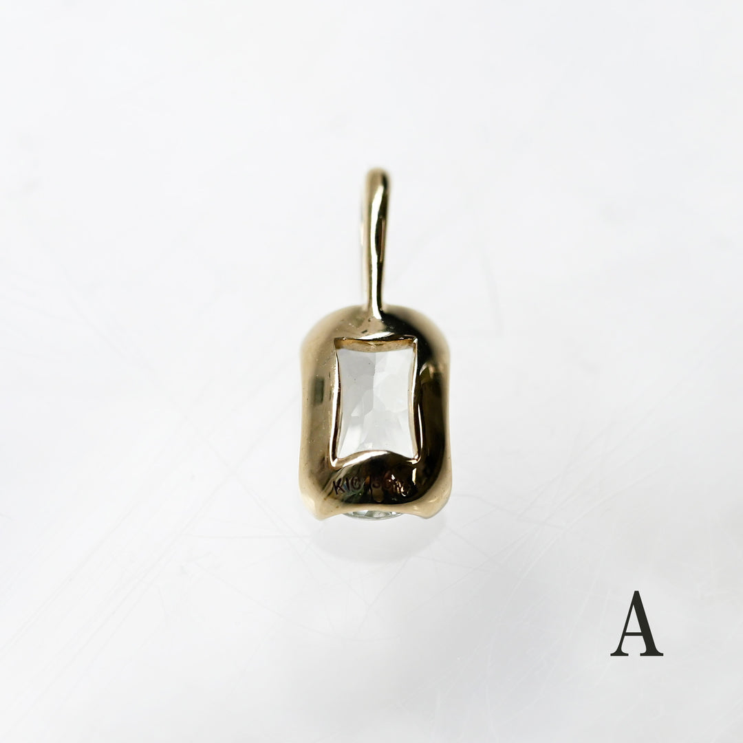 【1点もの】 アクロアイトペンダントトップ K10イエローゴールド｜pale