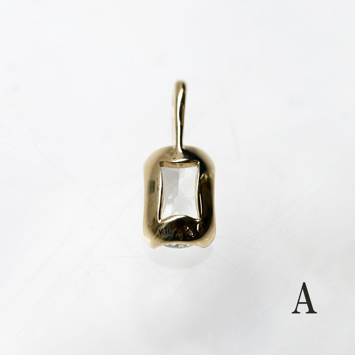 【1点もの】 アクロアイトペンダントトップ K10イエローゴールド｜pale