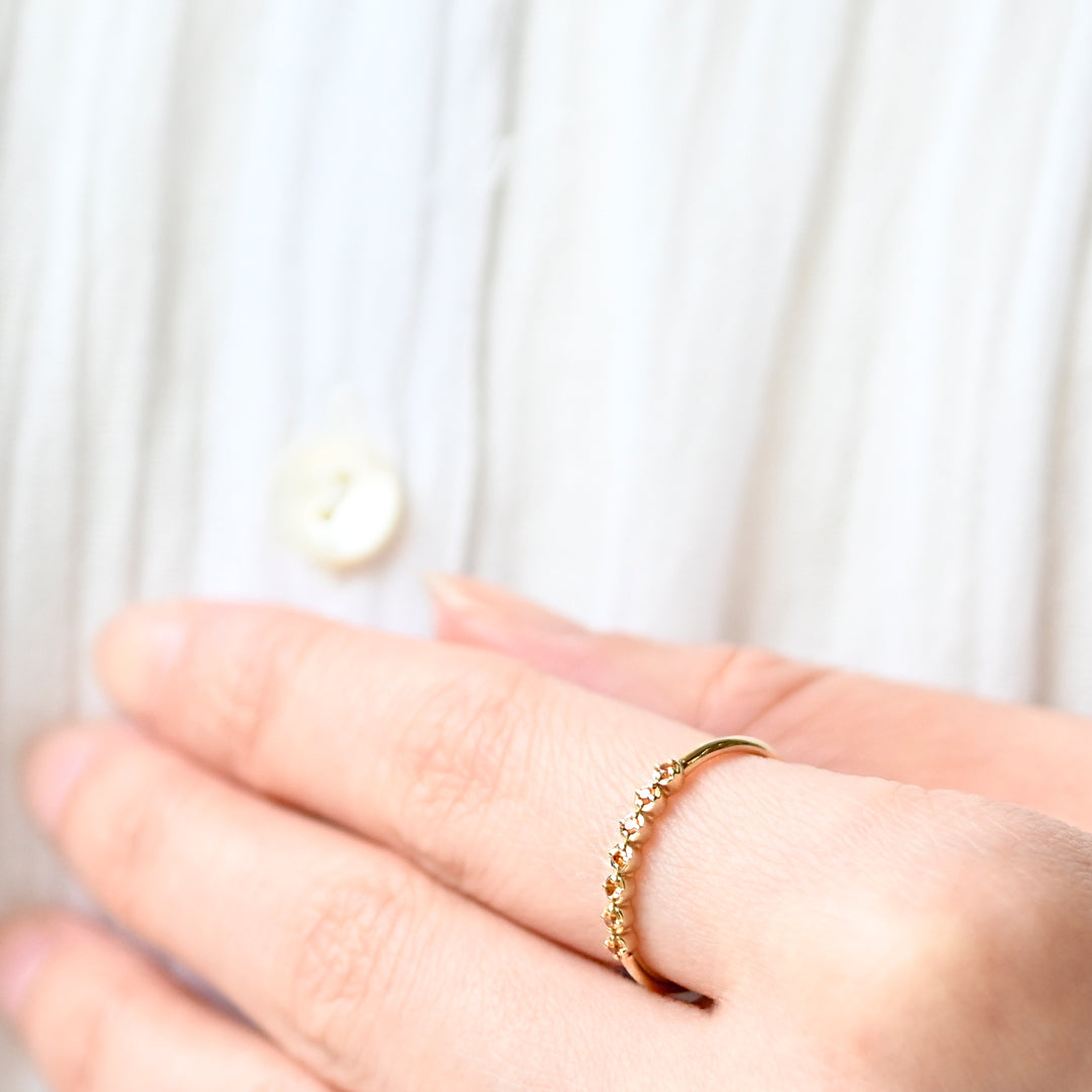 Colorful オレンジガーネット リング 【K10YG】26SS – sowi