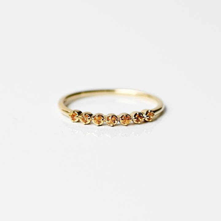 Colorful オレンジガーネット  リング 【K10YG】26SS