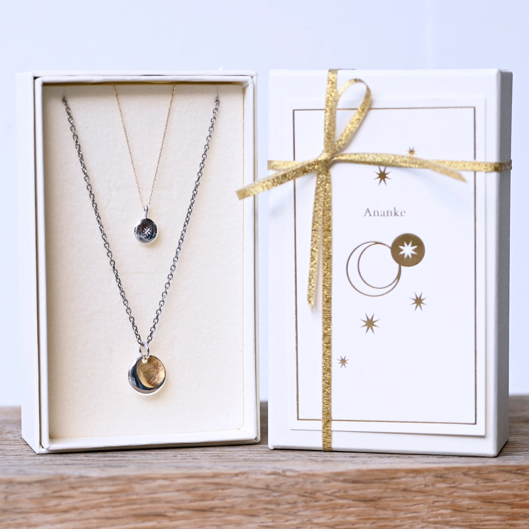 【BLACK FRIDAYクーポン対象外】Ananke  ペアネックレス【SV925/K10YG】25AW