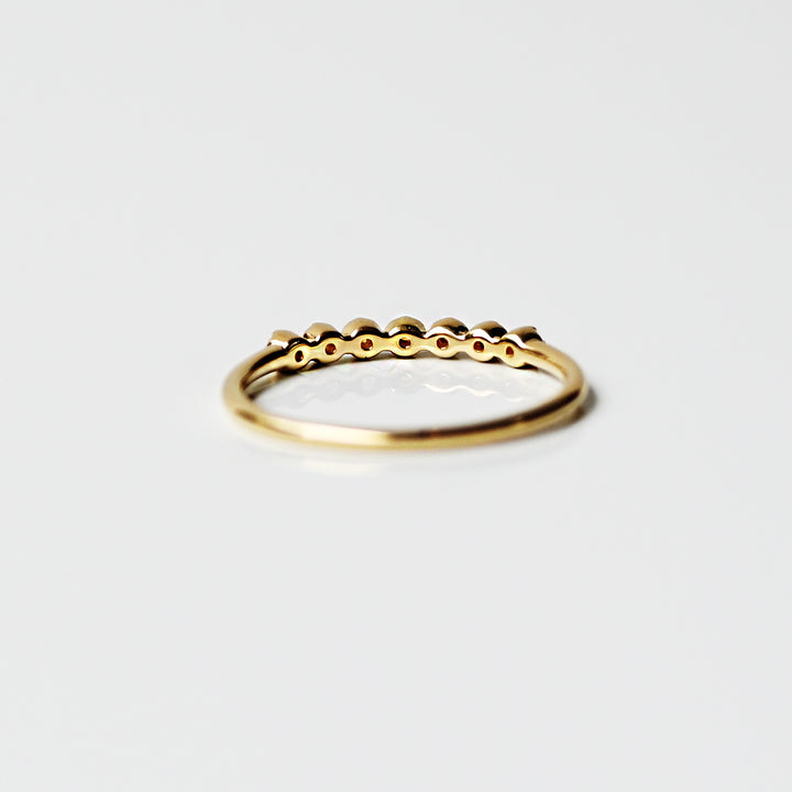 Colorful オレンジガーネット  リング 【K10YG】26SS