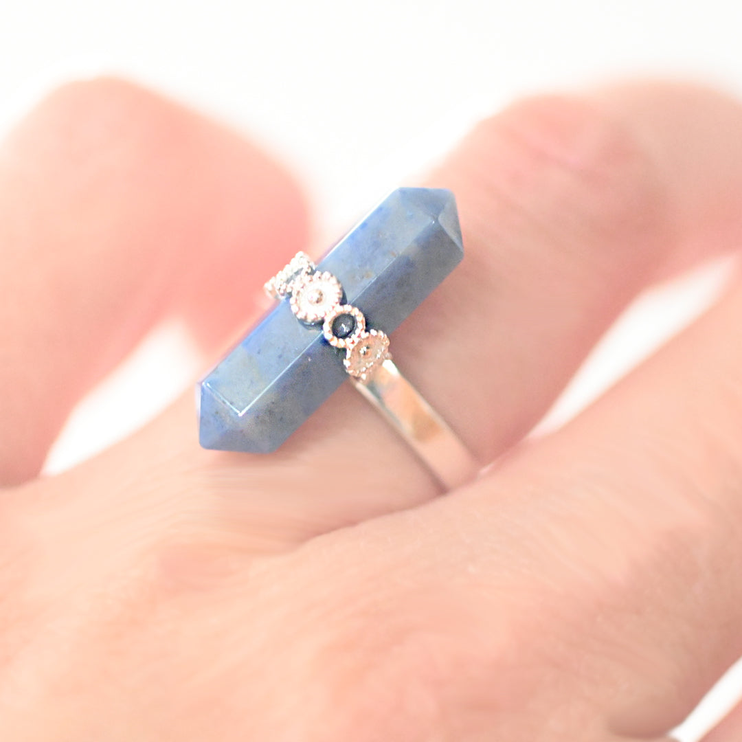 Talat　Samunphrai　デュモルチェライト　リング　26ss