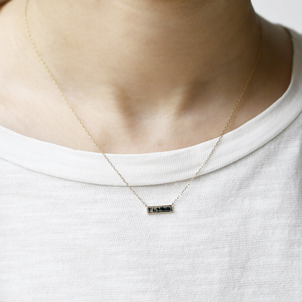 Zen モスアゲート ネックレス【K10YG】24AW – sowi