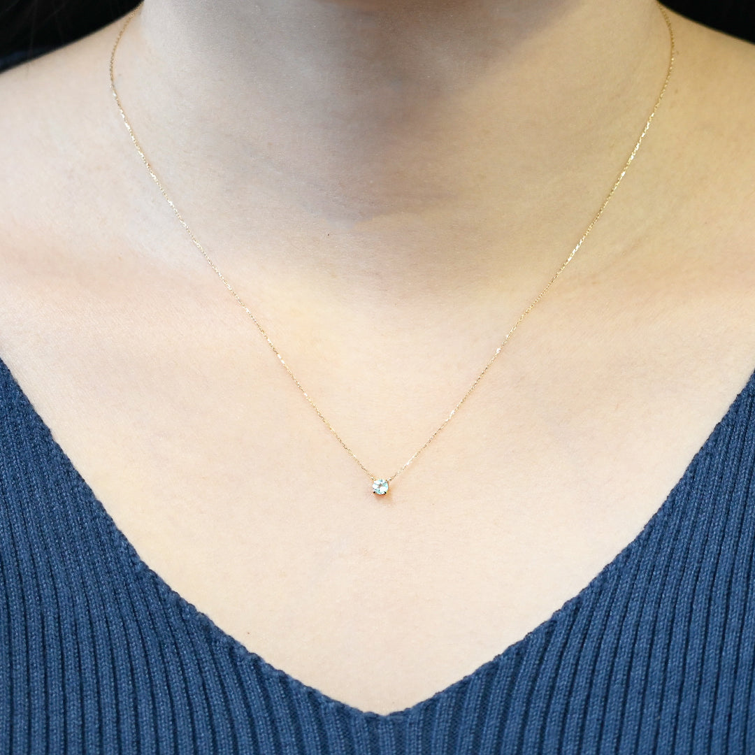 【数量限定】パライバトルマリンネックレス【K10YG】25AW