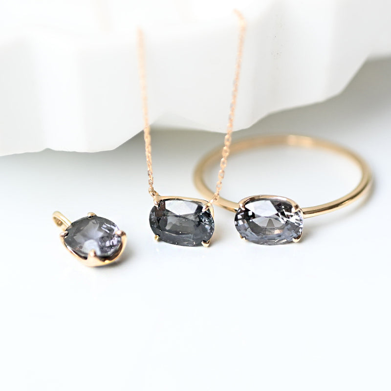【数量限定】グレースピネルネックレス【K10YG】23ss
