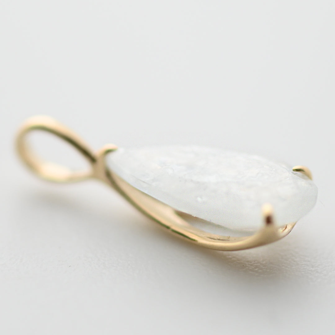 【数量限定】イリデッセンスアクアマリン ペンダントトップ【K10YG】26ss